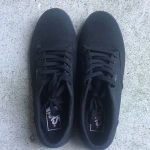 Vans black shoes
